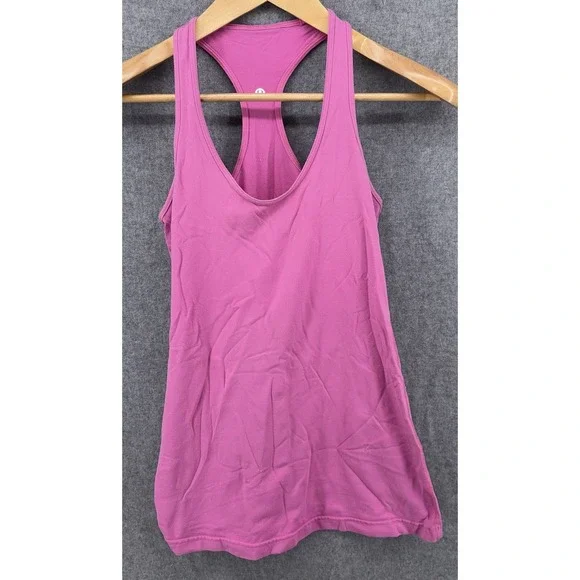 Lululemon Cool Racerback Tank Top Size 4/6 Pink - Picture 4 of 5